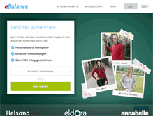 Tablet Screenshot of ebalance.tagblatt.ch
